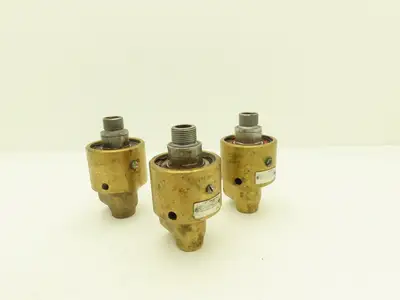 Deublin 257-098-135 Rotary Union 1"UNS RH x 1/2"NPT  Lot of 3  *Bad Bearings*