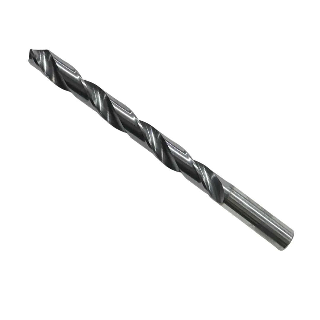 RapidKut 31/64" Solid Carbide Drill 8xD TiAlN Coated 140° Point 2 Flute