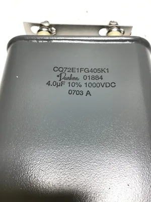 Dearborn CQ72E1FG405K1 High-Voltage Paper-In-Oil Capacitor