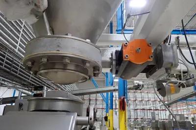 Used Stephan High Speed Mixer with Jacketed Bowl, Hopper, Conveyor, and Controls