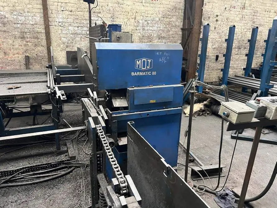 Used MOJ BARMATIC 80VT SINGLE ENDED CHAMFERING MACHINE (14729) Chamfering Machines Connecticut US | Machinery International LLC #1558147