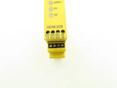 Sick UE48-20S2D2 Machine Safety Relay Module 24V 25ms Response Time Din Mount
