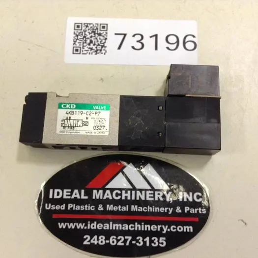 Used CKD CORP 4KB119-C2-P7 Valves/Fittings Michigan US | Ideal Machinery #608416