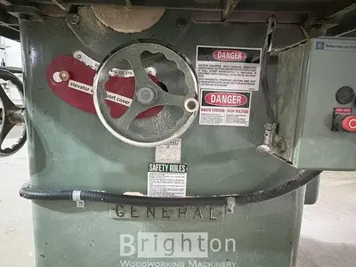 USED GENERAL 550 USED 5HP CABINET TABLE SAW