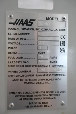 Used 2023 HAAS EC-400PP WITH 6 PALLET CHANGER Horizontal Machining Centers Washington US | Legacy CNC Machinery, LLC #1503559