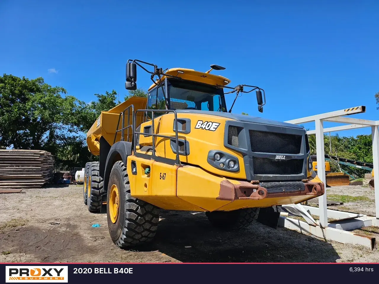 Used 2020 BELL B40E Articulated Dump Trucks Florida US | Proxy Equipment #1388807