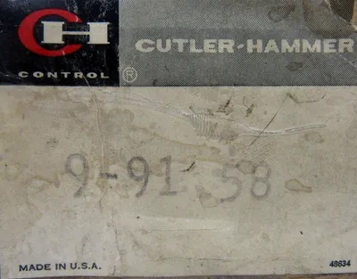 NEW CUTLER HAMMER 9-91-58 COIL 94641