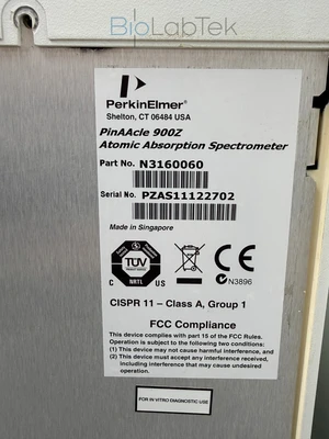 USED Perkin Elmer PinAAcle 900Z