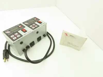 Rodix 121-000-2001 FC-200-2 Dual Vibratory Feeder Control 120VAC 50/60Hz-READ