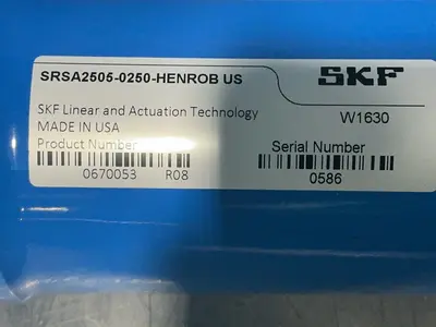 Used SKF SRSA25050250HENROB US Motors (misc) Ohio US | HGR 24 #1764624