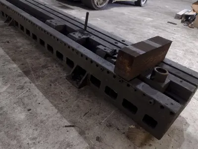 18' LONG T-SLOTTED RAIL DIE PLATE: STOCK #24011