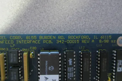 USED ENKEL CORP. 342-00015 INTERFACE PC BOARD 34200015