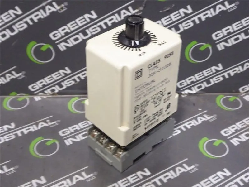 Square D 9050 JCK-31V20 Interval Timer Module 0.1 to 10 Seconds Used