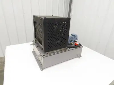 Nippon TOP-13MA Trochoid Spindle Oil Cooler Unit Pump 7 Gal Tank 220V Motor
