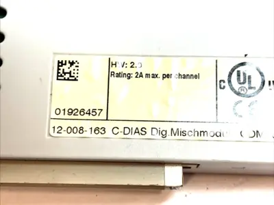 Used Sigmatek CDM 163 Digital I/O Module 24VDC 2A PLC MISSING COVER PLC Processors Michigan US | Maverick Industrial Sales #1398895