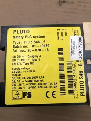 PLUTO S46-6 Safety PLC System 24VDC