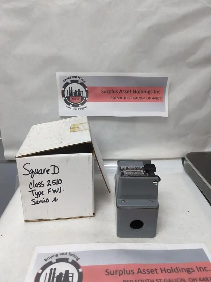 Used SQUARE D CLASS2510 TYPE FW1 Industrial Controls Ohio US | Surplus Asset Holdings #1238533