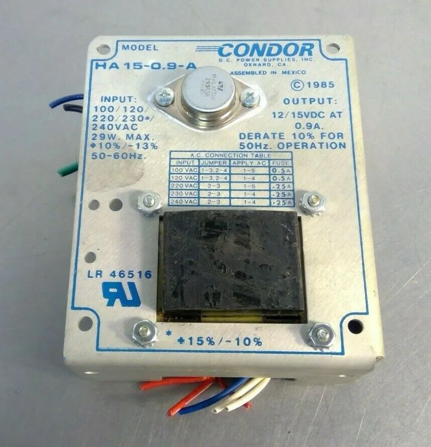 Condor - Model: HA15-0.9-A - Power Supply 4D
