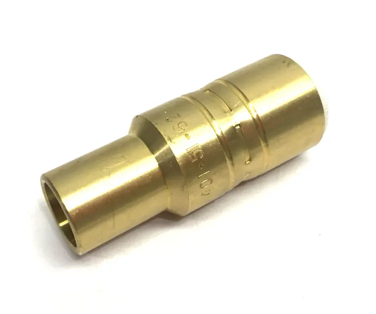 New | in-Stock Tregaskiss Slip-On Air Cooled Nozzle 5/8″ bore, flush tip, brass Nozzles Michigan US | Maverick Industrial Sales #1391327