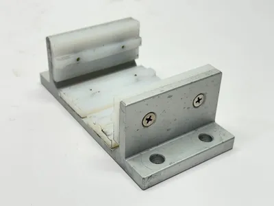 6833 | 80/20  Double Flange Short High-Cycle Linear Bearing 4-Slot Mount - Used