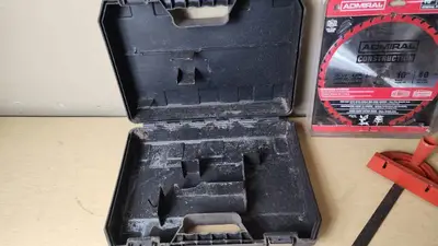 DeWalt Tool Case with Admiral 10" 40T Saw Blade and Miter Gauge