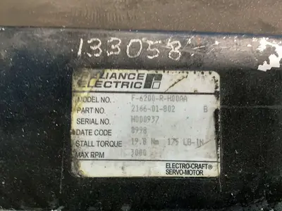 Used RELIANCE ELECTRIC F6200RH00AA Motors (misc) Ohio US | HGR 24 #1506975