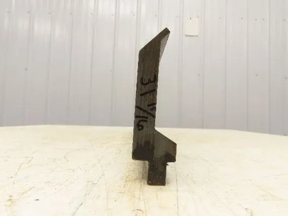 Press Brake Gooseneck Punch Die 31-3/4" Long 90° V 3/16" Finger 3-3/4" H