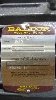 Baldor CP3661T-4 3 HP Chemical Processing Electric Motor 1750 RPM 460V New NIB