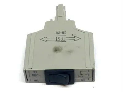 Used WAGO Switching Module, DIN Rail Rocker, 250VAC 6A SPDT Gray Relays & Switches Michigan US | Maverick Industrial Sales #1395657