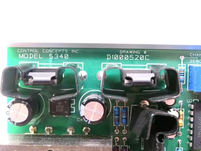 NEW CONTROL CONCEPTS 5340 PC BOARD 3 CHANNEL