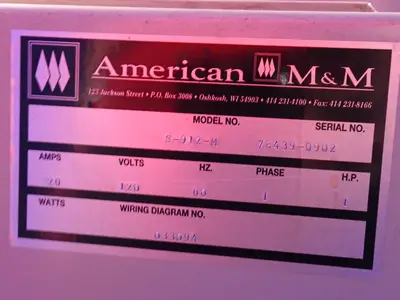USED AMERICAN M&M 5912M