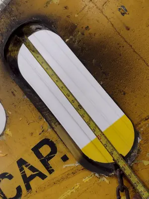 35 TON X 48" OVERHEAD CRANE CO C-HOOK COIL LIFT ATTACHMENT: STOCK #23456