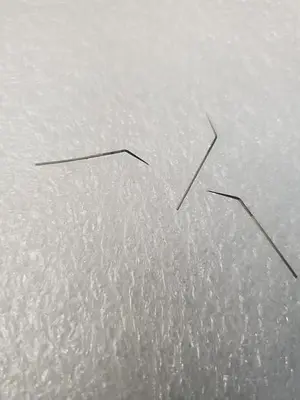 PTT-24 4-25 TUNGSTEN NEEDLE 45 DEG, 2.4 UM (17 count)