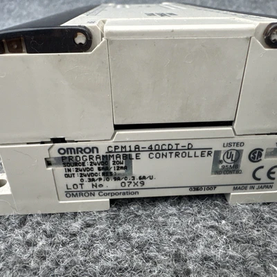 Used Omron CPM1A-40CDT-D Programmable Logic Controllers California US | Davliegogo LLC #1706573