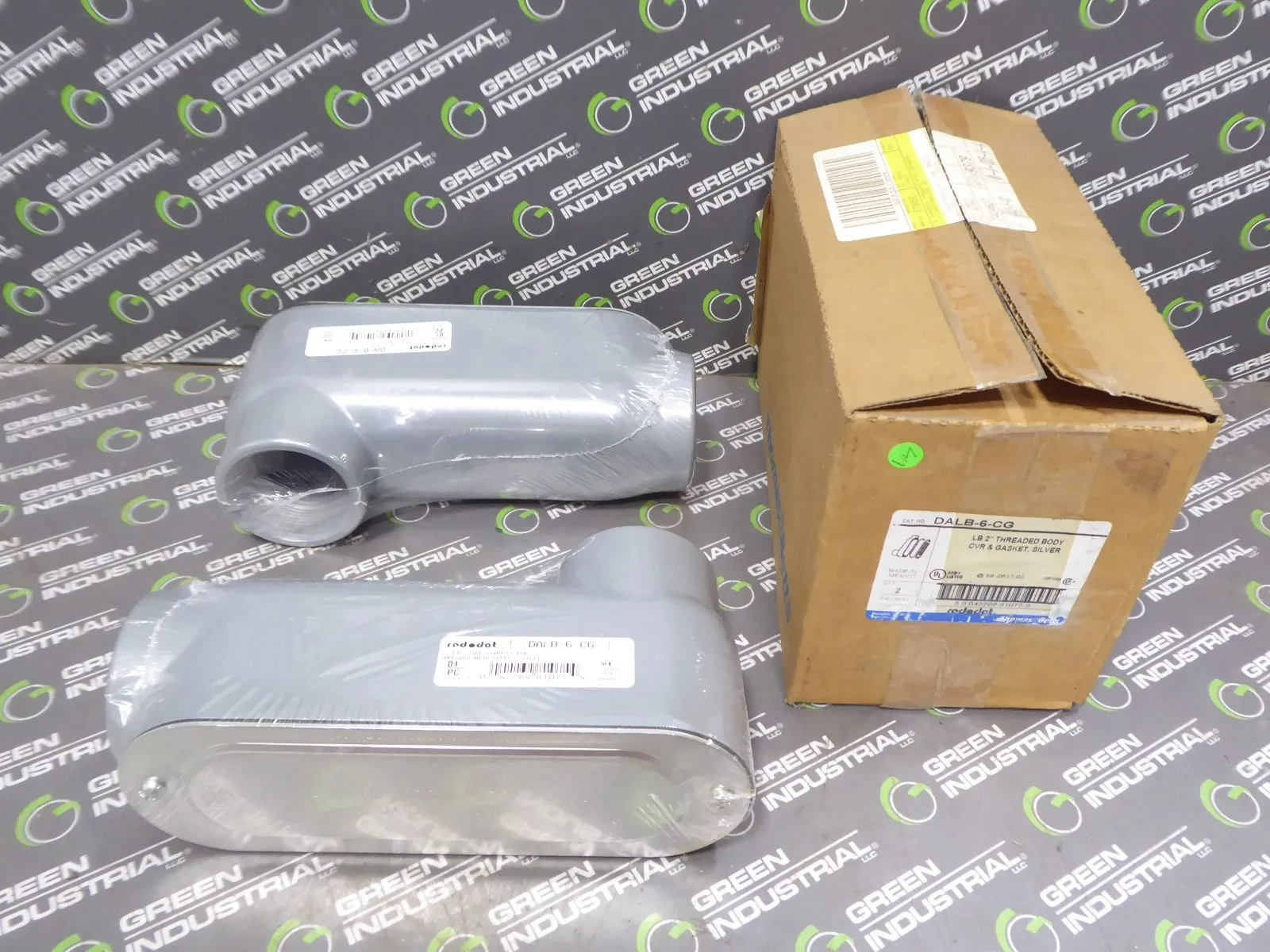 Lot of 2 Thomas & Betts DALB-6-CG Red-Dot 2" Threaded Conduit Body New NIB