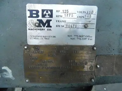 Used GARDNER DENVER 217SSQ002 659407/W03W034R154R-1 Air Compressors (Misc) Texas US | Aucto #1307252
