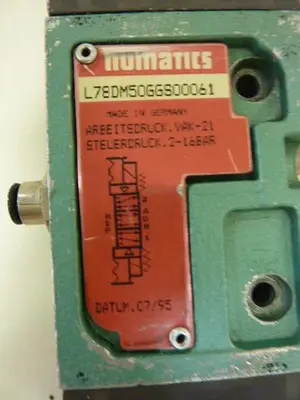 USED NUMATICS L78DM50GGS00061