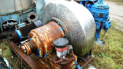 Siebtechnik Tema H-400 Conturbex worm/screen centrifuge, 316SS.