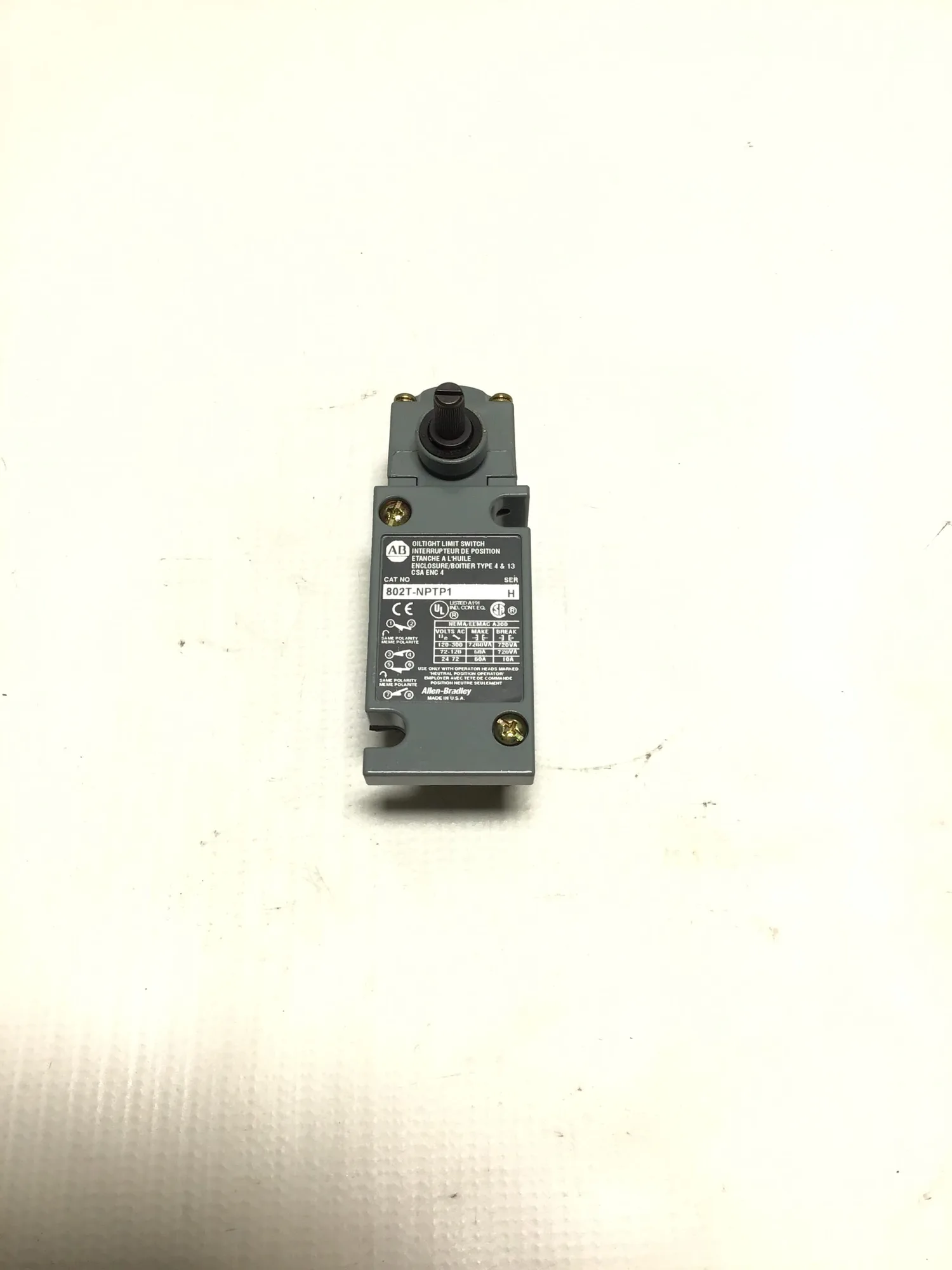 USED ALLEN-BRADLEY 802T-NPTP1