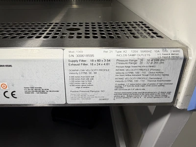 Used _UNKNOWN_ _UNKNOWN_ Biological Safety Cabinets Rhode Island US | Federal Equipment Company #1347630