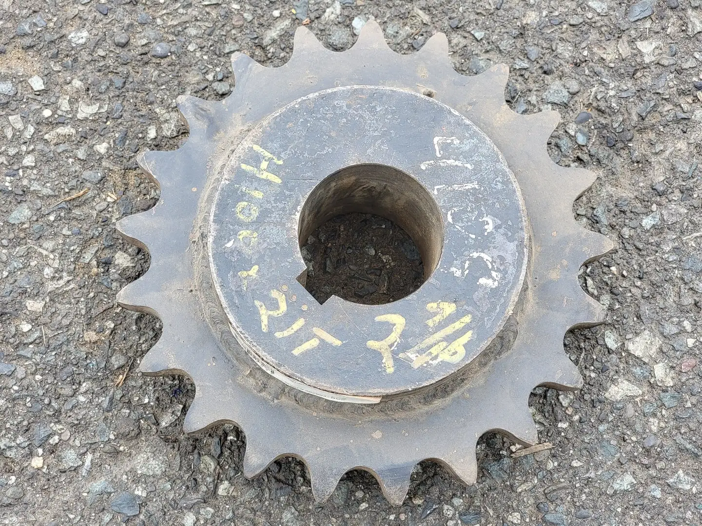 Roller Chain Sprocket 100C21207, Size 100, 21 Teeth