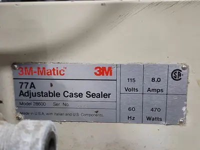 Used 3M-MATIC 28600 Case Sealers British Columbia CA | Steep Hill Equipment Solutions #1511155