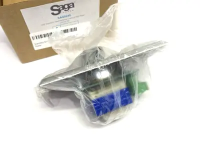 USED SAGA ELITE STAINLESS STEEL VOLUME CONTROL WALL PLATE (10W, 25 & 70V)