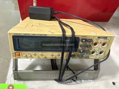Used Hioki 3540 DC Resistance Meters Illinois US | Meadoworks #1514534