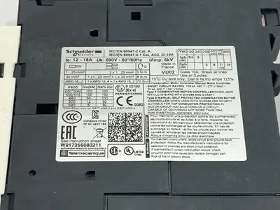 USED SCHNEIDER ELECTRIC GV3P18