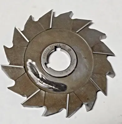 Niagara Milling Cutter 6" x 3/8 HIGH SPEED STEEL HSS Resharpened Horizontal Mill