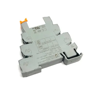 USED PHOENIX CONTACT PLUG-IN SOCKET RELAY BASE W/ PLUG-IN RELAY