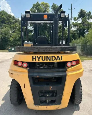 Used 2018 HYUNDAI 70D-9 Internal Combustion Forklifts: Pneumatic Tire Texas US | Forklift Exchange #1274643