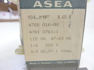 Used ASEA BROWN BOVERI SLMF 121 Transformers Michigan US | Ideal Machinery #1260304