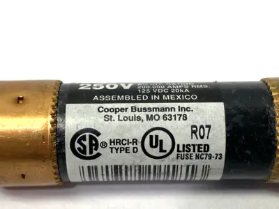 New | in-Stock COOPER DUAL-ELEMENT TIME DELAY FUSE 250V 60A LOT OF 2 Fuses Michigan US | Maverick Industrial Sales #1090172